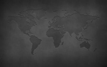 Wall Grey Background World Map The Continent 1080p Wallpaper