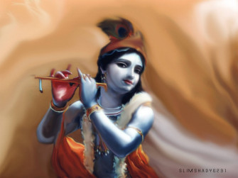 Krishna iPhone Wallpaper