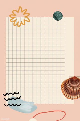 Premium Vector Of Clam Shell Pattern On Grid Background