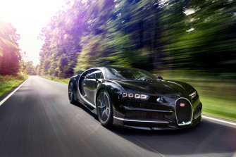 Bugatti Chiron In Motion HD Cars 4k Wallpaper Image