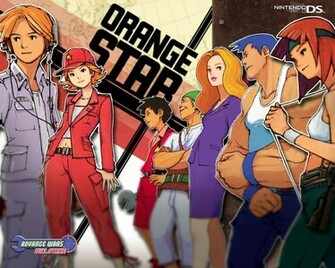 Orange Advance Wars Video Games Star HD Desktop Wallpaper