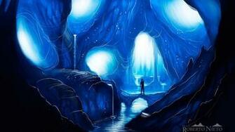 Related Pictures Ice Cave Cavern Wallpaper Gun