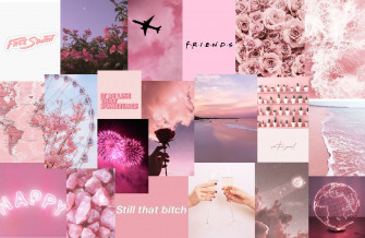 Pink Aesthetic Desktop Wallpaper