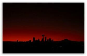 Seattle Sunset HD Wallpaper For Standard Fullscreen Uxga Xga