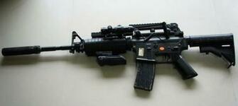 M4a1 Assault Rifle Wallpaper Colt Carbine Silenced By