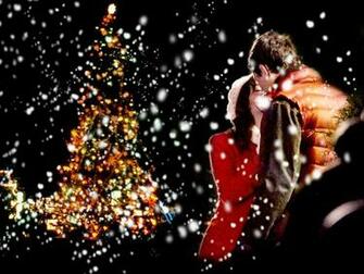 Finchel Christmas Wallpaper Finn Rachel