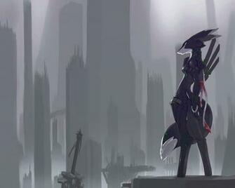 Wallpaper Urban Sergal Furry Animals
