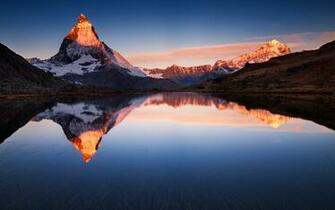Pictures Nature Mountain Sky Lake Sunrise And Sunset