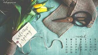 March Desktop Calendar