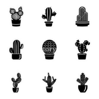Peyote Icons Set Simple Of Vector For Web
