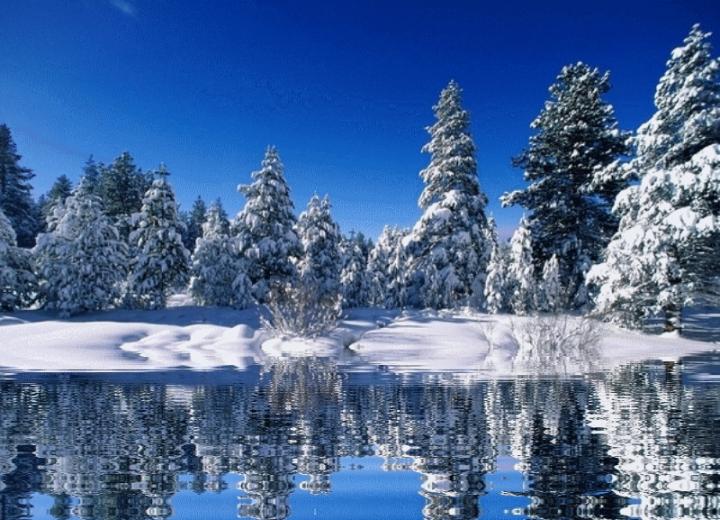 Tombe La Neige Et Image Reflet De Montagne Mon Grimoire Enchant