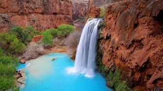 Wallpaper Havasu Falls Grand Canyon X Widescreen Desktop