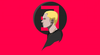 Eminem Red Minimal 4k Wallpaper HD Music