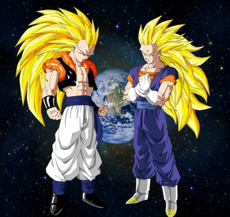 Gogeta And Vegeto Ssj3 By Maniaxoi
