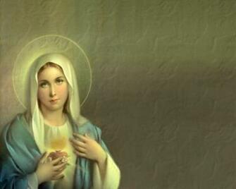 Wallpaper Of Virgin Mary