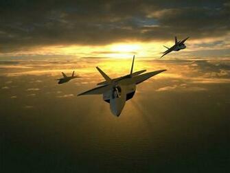 Three F Airplane Sunset Wallpaper