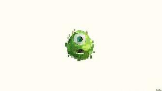 Mike Wazowski Monsters Inc Pixar Disney Door Wallpaper