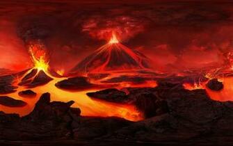 Volcano Eruption HD Wallpaper