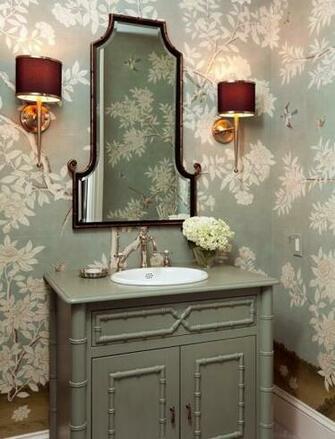 Hampton Garden Gracie Wallpaper By Jenny Wolf Interiors