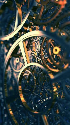 Gears 3d iPhone Plus Wallpaper