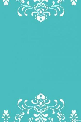 Turquoise Tiffany Blue Pattern Edge iPhone Phone Wallpaper Background