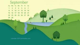 September Calendar Beautiful Wallpaper In Desktop