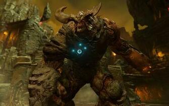 Bethesda Doom Cyberdemon HD Wallpaper