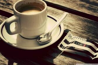 Biscuit And Coffee Cup HD Desktop Wallpaper High