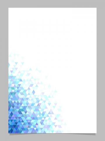 Abstract Triangle Brochure Background Template Polygonal
