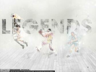 Johnson Larry Bird Michael Jordan Legends Wallpaper