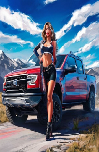 Girls And Trucks Wallpaper