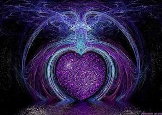 Purple Heart Wallpaper Screensavers Direct