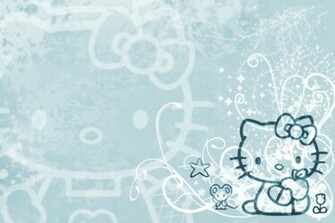 Hello Kitty Wallpaper Blue By Luvphotoshop