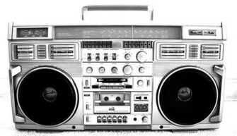Boombox Music Wallpaper