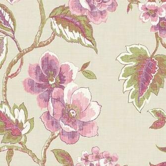 Wallpaper Botanical Jacobean Floral