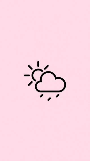 Weather Pink Wallpaper iPhone Background App