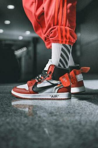 Off White X Air Jordan On Feet Image Hypebeast