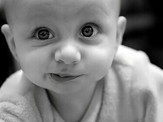 Cute Babby With Funny Face Wallpaper HD