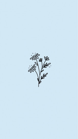 Parul V On Soft Posies Blue Aesthetic Pastel