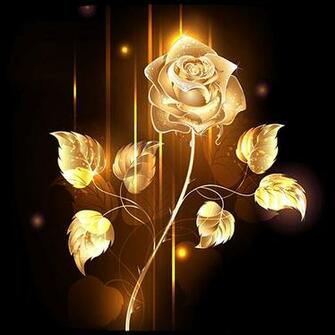 Gold Rose Wallpaper Gallery