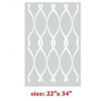 Stencil Boss Alexa Abstracted Swirls Wall Allover Victorian