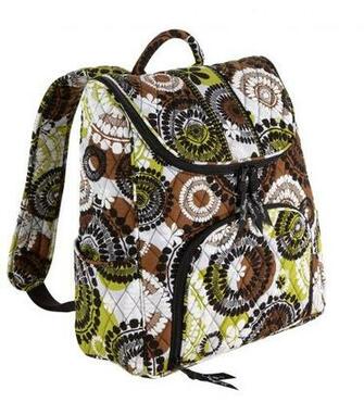 Vera Bradley Double Zip Backpack On The Go Baroque