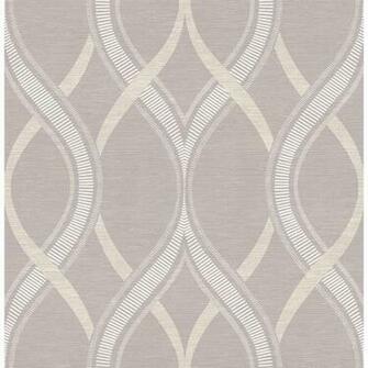 A Street Frequency Lavender Ogee Wallpaper The Home Depot