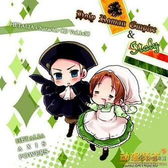 Chibitalia And Holy Roman Empire Cd Cover By Hetaliaofficial On