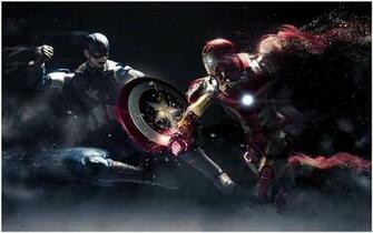 Captain America Vs Iron Man Civil War Wallpaper