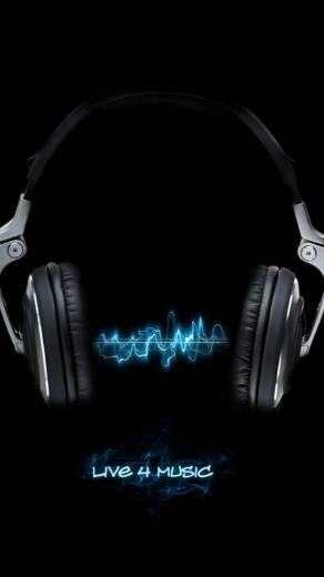 Inspiring Live For Music iPhone Wallpaper