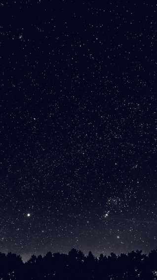Space Sky Night Dark Nature Bw iPhone Wallpaper