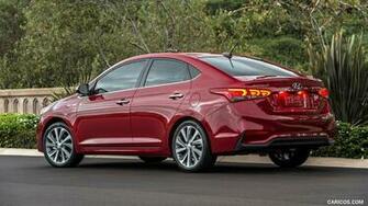 Hyundai Accent Rear Three Quarter HD Wallpaper
