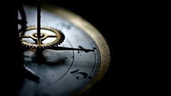 Black Background Clocks Close Up Time Machine Wallpaper