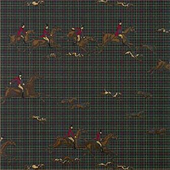 Thibaut Repertoire Tally Ho Black T5682 Select Wallpaper